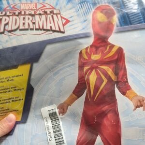 Marvel Iron-Spider Kids Costume - Red and Gold Size Small/3-4